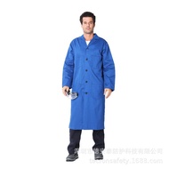 Coat Lab Robe Student Coat Anti-Static Anti-Static Experiment Flame Retardant Cotton Robe Protection