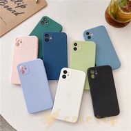 Soft Case Silikon Tpu Warna Polos Untuk Iphone 11 8 7Plus 8 7 6 6S