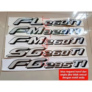 Hino 500 lohan sticker/fl 260 ti, fm 320 ti, fm 260 ti, sg 260 ti, fg 235 ti