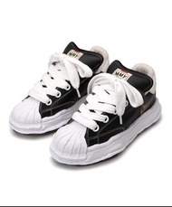 MMY "BLAKEY PUFFER" OG Sole Leather Low-top Sneaker Mihara yasuhiro Black