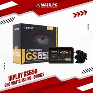 POWER SUPPLY TRUERATED GS650 watts 80+ BRONZE INPLAY