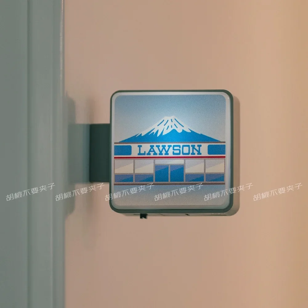 Dotonbori Glico 711 Lake Kawaguchi-ko Lawson Store Sign Lightboard Photo Spot Fridge Magnet Sticker 