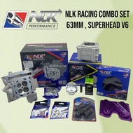 NLK PERFROMANCE COMBO SET SPEC 63MM LC135,Y15ZR SUPERHEAD V6 100% ORIGINAL