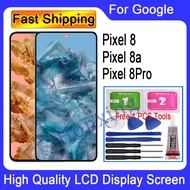 Original OLED For Google Pixel 8 Pixel 8a Pixel 8 Pro LCD Display Touch Screen Replacement