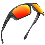 Huzzah Polarized Sport Sunglasses for Men and Women, Ideal for Driving Fishing Cycling and Running,U
