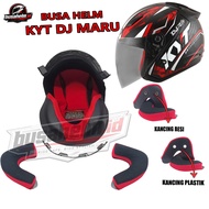 KYT DJ Maru Full Set helmet foam | Foam in KYT DJ Maru Helmet One Set | Cheek Pad | Iron & Plastic B