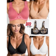 Women's Bra JUMBO Full Cup Wire No Foam BONPRIX MIx Lace Premium Size 34B to/d 48F Smooth Soft Under