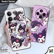 HP Redmi 15C 4G Case Redmi 14C 4G & 5G/ Redmi 13C 4G & 5G/ Redmi 12C 4G/ | Kuromi Motif | SoftCase R