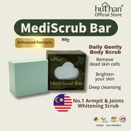 [Offcial] 升级版⬆️ huthan®️ MediScrub Bar|Daily Gently Body Scrub Remove dead cells Brighten skin white