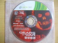 ※隨緣※XBOX360 GEARS of WAR3：戰爭機器3《一片裝》中英版㊣正版㊣光碟正常/裸片包裝．一片裝299元