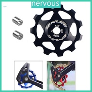 NERV 11T Steel Bearing Pulleys Bike Rear Derailleurs Jockeys Wheel Road Bike Guide Roller for Road Bike
