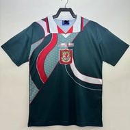 94-95 Wales away retro men's short sleeved football jersey S-2XL