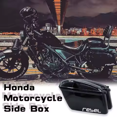 Suitable for Honda rebel500 CMX500 side box, rear trunk, travel box, side bag rebel250 CMX300 Side b