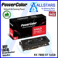 PowerColor Radeon RX 7800 XT 16GB PCI-Express Gaming Graphics Card (RX7800XT 16G-P) (Warranty 3years