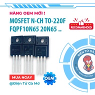 [1 CON] N-Channel N-Channel Mosfet, FQPF5N65 7N65 8N65 10N65 12N65 20N65 650V TO-220F, New OEM Produ