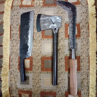 Golok Kapak Bendo 3 PCS - Alat Potong Pohon Kayu - Arit Bedog Semak