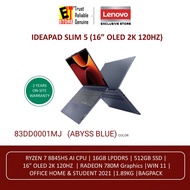 Lenovo Laptop IdeaPad Slim 5 (RYZEN 7-8845HS/16GB/512GB /16" OLED 2K/Radeon 780M Graphics/OFF H&amp;S/W11/BAG/2Y) IPS5 83DD0001MJ