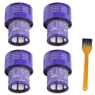 4 Pack Washable Filter Unit For Dyson V10 Sv12 Cyclone Animal Absolute Total Clean Vacuum Cleaner