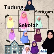 Tudung Seragam Scuba / Tudung Hitam Sekolah / Tudung Putih Sekolah Awning Scuba / Tudung Sarung Awni