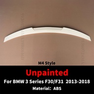 แผ่นเบี่ยงด้านหลังรถแข่งแอร์ฟอยด์สปอยเลอร์ดัดแปลงหางปีกสำหรับ2013-2018 BMW 3 F30 F31เหมือน335I 328I 