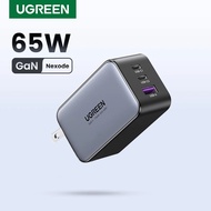 UGREEN 65W GaN Charger 2C1A Fast Charger QC 4.0 PD3.0 For iPhone Samsung Xiaomi Huawei Laptop Tablet