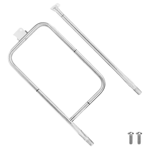 Gas Burner for Weber Q300/Q320 Q3000/Q3200 Gas Grill Burner Tube Replacement Stainless Steel Grill B