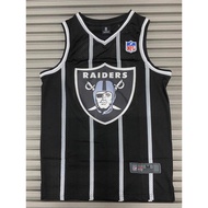 Raiders stripe high quality sando jerseys