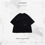 Goopi 全新黑色3號“MGear-T3” Logo Pocket Tee - Black