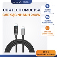 Cuktech CTC615P/CTC620P 240W Fast Charging Cable with LED Screen -