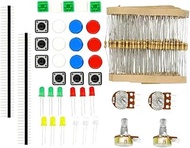 TECNOIOT 1 x Practical Portable Resistor Kit for Starter Kit for UNO R3 LED Potentiometer Touch Swit