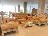 Sofa Classic Mewah Sultan Cleo 321 dan Meja Tamu
