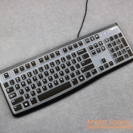 For Logitech MK120 K120 MK 120 K120 Dust Cover Film Silicone Dustproof mechanical Wireless Desktop k