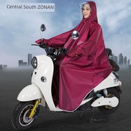 baju hujan motor baju hujan waterproof Sleeve Cover Face Women Thickened Battery Motorcycle Raincoat