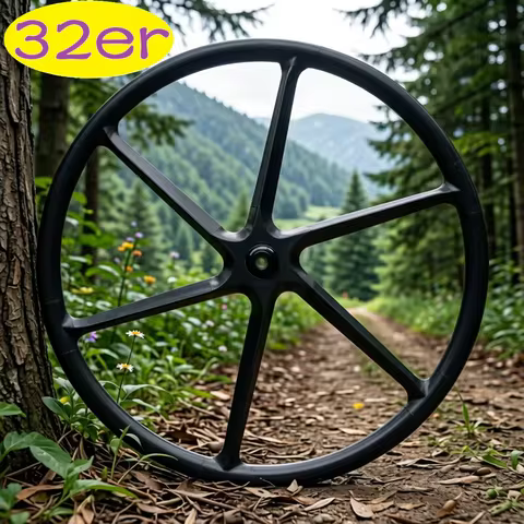 32er MTB 6 Spokes Carbon Wheel XC AM E-Bike Hookless Tubeless 25mm Depth 37mm WidthMountain Bicycle 