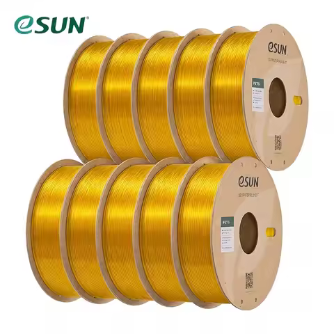 eSUN PETG 3D Filaments 10KG 1.75MM PETG 3D Printer Filaments For Bambu Lab Bundle 10PCS Toughness Wa