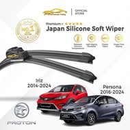 Japan Silicone Car Wiper Proton Persona vvt Iriz 2016 2017 2018 2019 2020 2021 2022 2023 2024