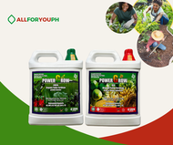 POWER GROW ORGANIC FOLIAR FERTILIZER GREEN &amp; RED GALLON FOR GROWTH BOOSTER &amp; FRUIT FLOWER ENHANCER PERFECT COMBINATION FROM VEGETATIVE TO REPRODUCTIVE STAGE COMPLETE WITH MACRO &amp; MICRO NUTRIENTS &amp; HUMIC ACID AS SOIL CONDITIONER, MAGANDANG ANI NGAYONG TAON