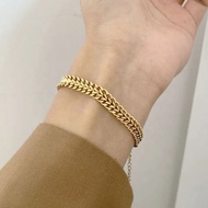 Women's titanium bracelet, shiny jewelry Gelang Titanium Gelang Tangan Perempuan Titanium Bracelet