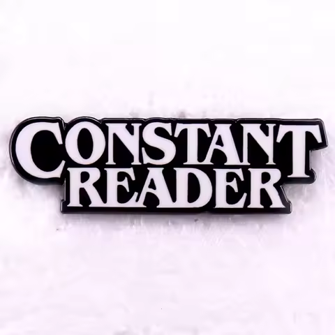 Constant Reader Enamel Pin Stephen King Devoted Fans Brooch Pin