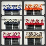 Big Leaf Valance Curtain for Windows 18 Inches x 59 Inches