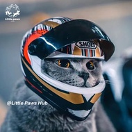 Cat Helmet Cat Cat Hat Motorcycle Motorcycle Mini Doll Cat Small Dog Motorcycle Helmet Hat Headgear