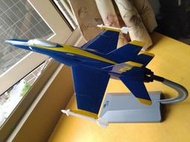 1:58豐正模型 高密度ABS材質 F-18A 美國藍天使Blue Angel特技飛行隊 模型