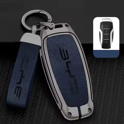 Alloy Car Key Case Cover Holder for BYD Second Song Pro Tang Dm QIn PLUS MAX Yuan Generation Atto 3 