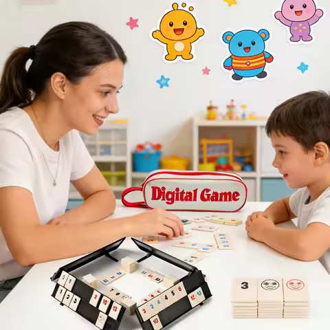 2026 New Best-Selling Toys Travel Rummy Set Rummikub Casual Party Brain Games Table Games Pull Games