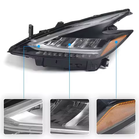 For 2019 Nissan MURANO car LED headlights OE L 26060-9UF0D/R 26010-9UF0D
