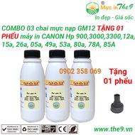 Hộp mực máy in canon 2900 hộp mực 12A fx9 có lỗ đổ mực và mực thải cho máy in 3000 2900....MỚI 100