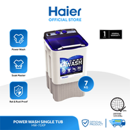 Haier HW-75XP 7.5 Kg Power Wash Single Tub Washing Machine