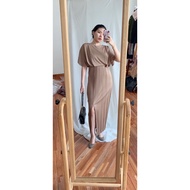 Aphrodite maxi slit dress