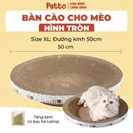 [Giveaway CAT GRASS] Round cat scratching table, round scratching bed in many sizes - Toys for cats