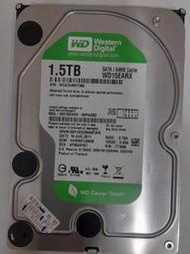 WD 綠標 1.5TB 桌上型 SATA3 硬碟 使用時數10000多小時